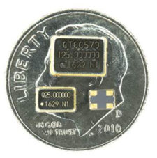 Dime with Miniature Oscillators